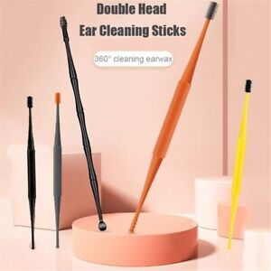 Ear Pick Soft-Headed ​Spiral Clean Tool Ear Cleaner Spoon Silicone Double-ended