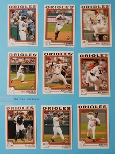 2004 Topps Baltimore Orioles Team Set 26 carte serie 1 e 2 David Segui Palmeiro - Foto 1 di 3