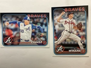 2024 Topps Atlanta Braves Series 1, 2 and Updated Team Set 35 Cards - Picture 1 of 2