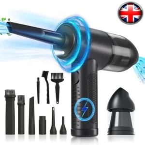Electric Cordless 2 in 1 Air Duster Vacuum Rechargeable Air Duster for PC Laptop - Afbeelding 1 van 8