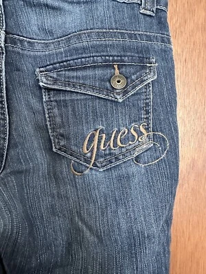 Guess Jeans Girls Embroidered Logo Size 14 - Image 1 of 4