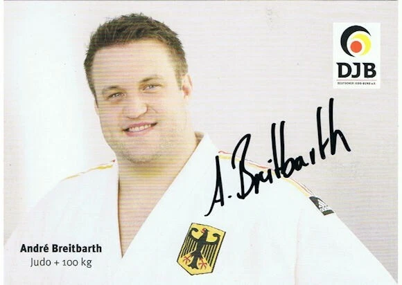 Andre Breitbarth (Judo), sign. AK - Bild 1 von 1