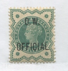QV 1901 1/2d overprinted Office of Works Official mint o.g. hinged - Bild 1 von 1