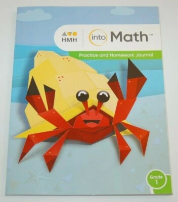 HMH into Math - Grade 1 Practice & Homework Journal - New Condition