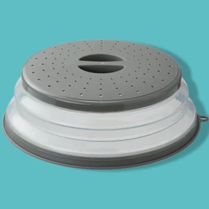 Upgraded Collapsible Microwave Lid 10.5" Vented Plate Cover BPA-Free Dishwasher - Picture 1 of 6