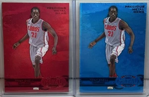 2013-14 Fleer Retro Precious Metal Gems Rookie Red & Blue Tony Snell Lot PMG - Picture 1 of 5