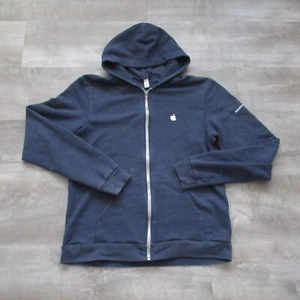 Microsoft Mitarbeiter Hoodie Herren Large Blau Manufaktur Design Full Zip Kapuze - Bild 1 von 9