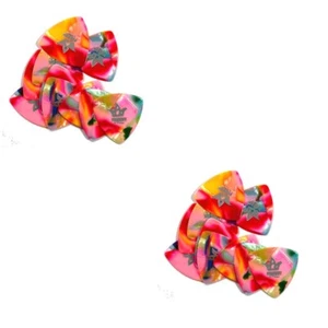 Pickboy Celluloid Guitar Picks Rounded Tri Confetti Clown .75mm Medium 20 pack - Picture 1 of 8