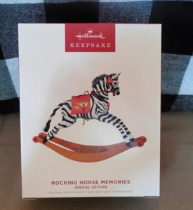 HALLMARK ORNAMENT 2022 ROCKING HORSE MEMORIES Special Edition NEW - Picture 1 of 2