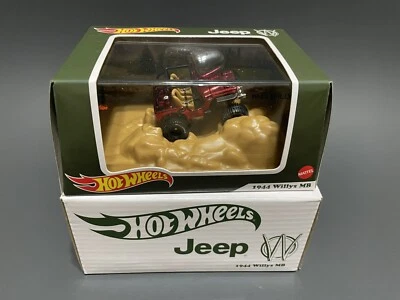 Hot Wheels RLC 1944 Willys MB - Red - 2021 - Red Line Club - Image 1 of 4