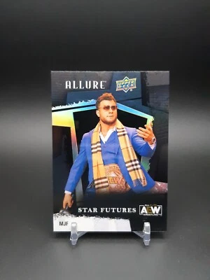 2022 Upper Deck Allure AEW Star Futures Black Rainbow MJF #147 - Image 1 of 2