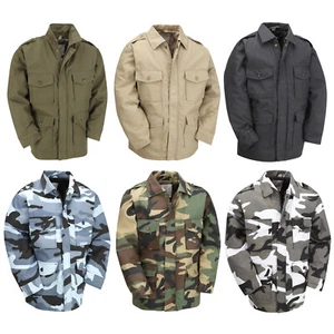Kids Army Outfit Camo Jacket Top Gun Combat Field Junior Camouflage Uniform Top - Picture 1 of 13
