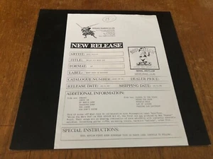 SOUL ASYLUM While You Were Out 12" WHITE LABEL PROMO LP UK 1 988 w/Cue Sheet - Picture 1 of 4