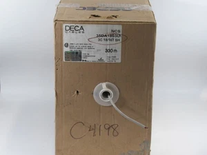 DECA Cables 3C 18/16T SH Electronic & Appliance Wire 18AWG 600V 96FT USED - Picture 1 of 3