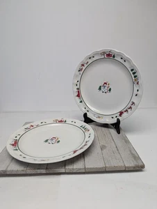 Pfaltzgraff Snow Village 10 3/4" Speiseteller 2er Set Vintage - Bild 1 von 7