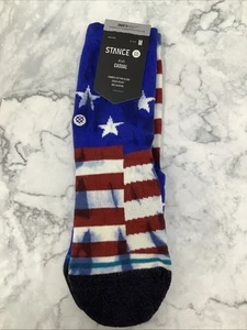STANCE Kid's Crew Socks THE BANNER - Red - Size MED Youth(11-2) - NWT Y64 - Picture 1 of 3