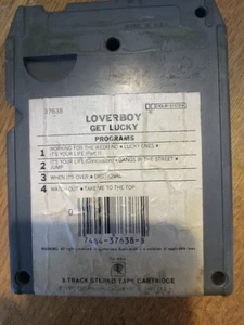 Vintage LOVERBOY GET LUCKY   8 TRACK TAPE RCA RECORDS - Picture 1 of 4