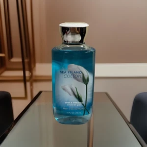 Bath & Body Works Sea Island Cotton Shower Gel Wash 10 oz Full Discontinued - Picture 1 of 2