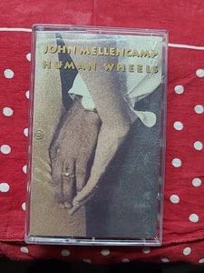 JOHN COUGAR MELLENCAMP Cassette Tape HUMAN WHEELS 1993 Rock Folk Rare - Picture 1 of 5