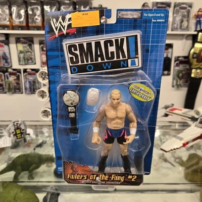 Figura de acción WWF Smack Down Rulers of the Ring #2 Crash Holly 2000 Jakks Foto 1 de 2