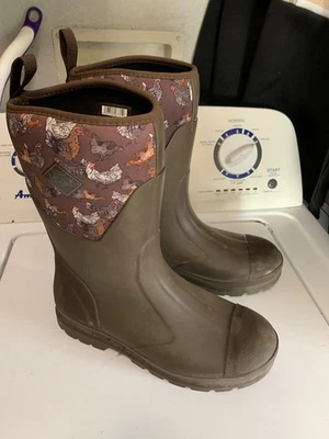 Womens size 10 Chore Muck Boots/Chickens - Image 1 of 4