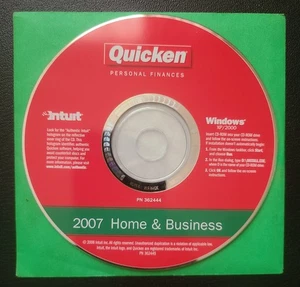 Quicken 2007 Home & Business for Windows XP/2000, NOT for Windows 10 or 11 - Picture 1 of 1