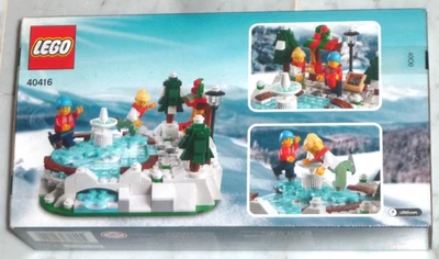 lego SEASONAL réf. 40416 / ice skating ring 2 mnfgs 304 pcs NEUF FERMÉ - Photo 1/2