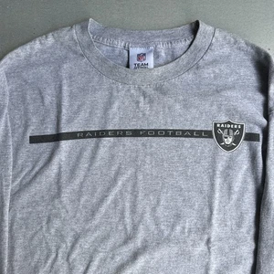 NFL Team Apparel Raiders Langarm T-Shirt Damen XL grau - Bild 1 von 6