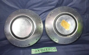 2 Vintage American Motors Aluminum Metal Hubcaps - Picture 1 of 6