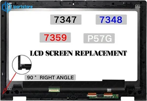 For Dell LCD Replacement 13 7000 7347 7348 7359 P57G 9CWH8 Display Touch Screen - Photo 1/7