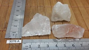 LOT QUARTZ FRAISE pierre brute mineraux lithotherapie reiki esoterisme - Picture 1 of 1