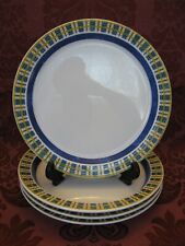 Dansk Bistro Kobenhavn Stoneware 8-7/8" Accent Salad Plates (A)-Set of 4-Nice!