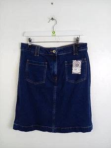 White Stuff Women's Skirt Size 12 Blue Denim Melody Midi RRP £59 NEW F2 - Picture 1 of 11