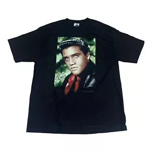 Vintage Y2K Elvis Presley Grafik T-Shirt (2001) NEU ALTER LAGER Größe XL - Bild 1 von 6