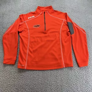Oklahoma State Cowboys Sweater Mens M orange Ping Pullover 1/4 Zip Golf Football - Picture 1 of 15