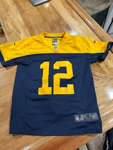 NFL Green Bay Packers Aaron Rodgers #12 Jersey Youth Medium M (10/12) Throwback - Picture 1 of 6
