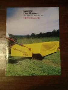 NEW HOLLAND 451 456 442 452 462 463 DISC MOWER BROCHURE - Picture 1 of 2