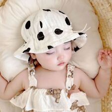 Soft Cute Cotton Princess Panama Cap Newborn Baby Hat Sun Cap Kids Bucket Hat