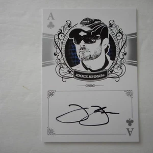 Jimmie Johnson 2009 MAIN EVENT MARKS Certified Autographed Nascar Card - Picture 1 of 2