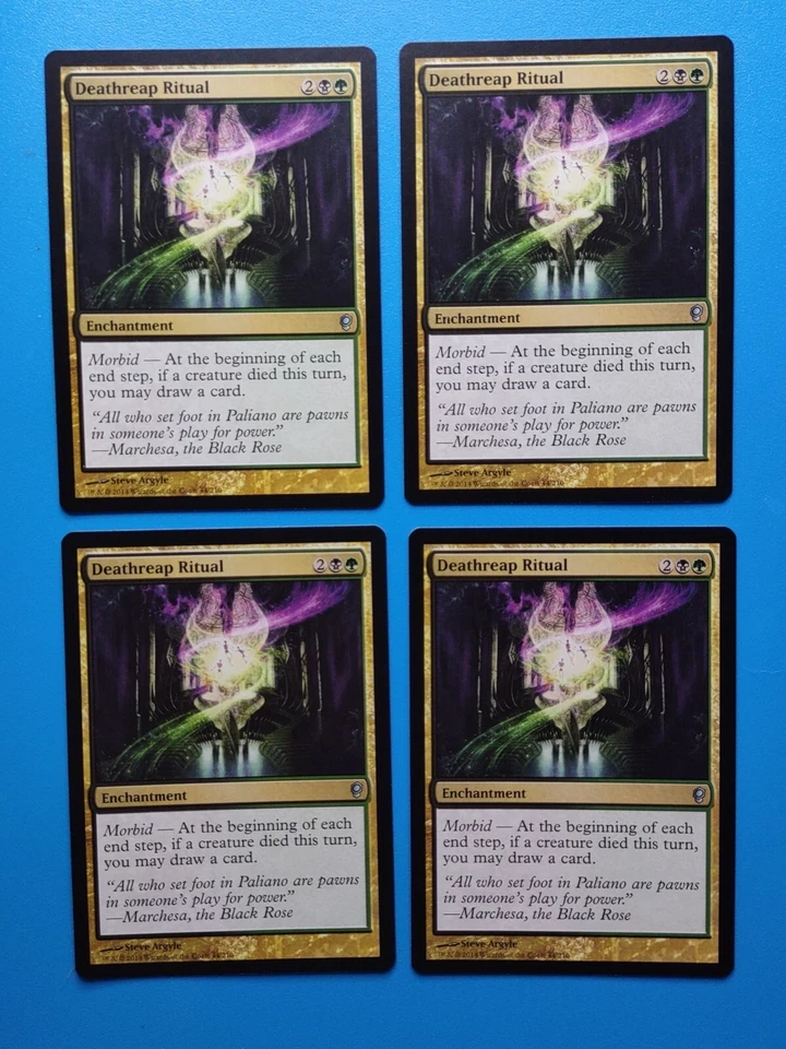 MTG 4x Deathreap Ritual x4 NM Conspiracy Magic Playset - Image 1 of 1