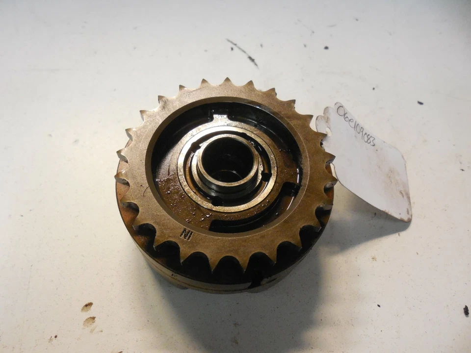 05-09 Audi A6 Quattro Intake Camshaft Adjuster Unit Gear 06E109083 - Image 1 of 4