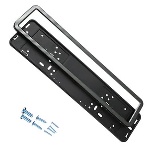 European License Number Plate Frame Holder Stainless Steel Number Plate Bracket - Picture 1 of 12
