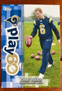 2014 Topps Play 60 Community Mentors #8 Johnny Hekker St. Louis Rams - Foto 1 di 1