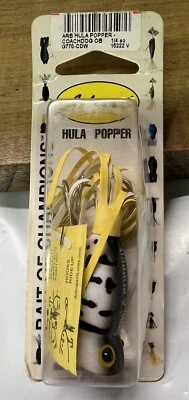 Arbogast Hula Popper 1.5” Topwater Popper - Coachdog OB - 1/4oz Foto 1 de 2