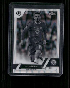 2022-23 Topps Chrome UEFA Club  #19 Mason Mount Black & White Ray Wave - Picture 1 of 2