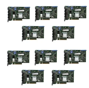HP HSTNS-BN71 - 4 Port 1Gb Gigabit Ethernet Card - 634025-001 629133-001 - Photo 1/1