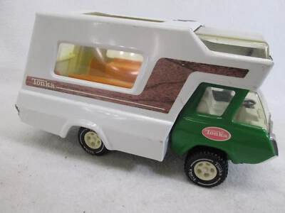 Vintage 1970's Tonka green white camper RV truck - Image 1 of 4