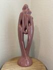 Mid Century Modern Haegar Pottery Love Figurine Standing Man Woman Back To Back