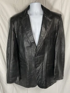 Vintage 80s Scully Leather Western Jacket Size 48 - Picture 1 of 17