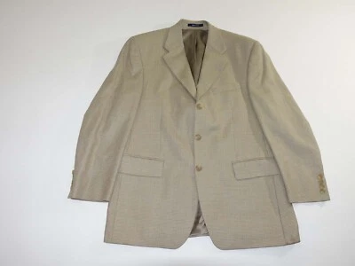 Abrigo deportivo de pata de gallo Chaps Ralph Lauren para hombre talla 40 chaqueta regular de lana de seda Foto 1 de 4